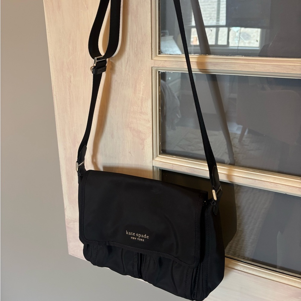 Kate Spade Black Nylon Crossbody Bag